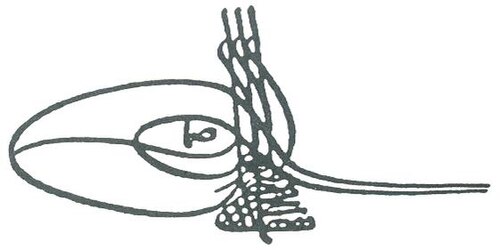Tughra von Mustafa II.