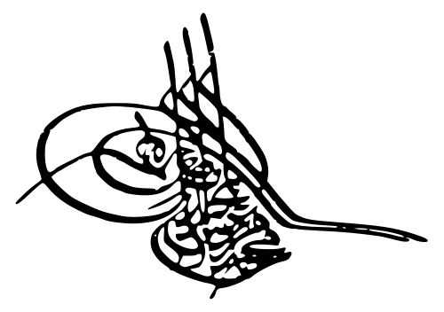 Tughra von Murad V.